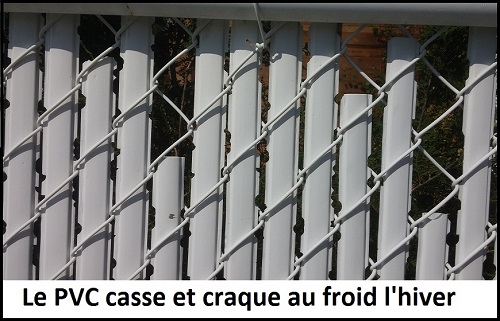 Latte PVC qui casse et ce brise