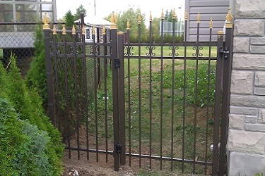 Clôture ornementale à Joliette