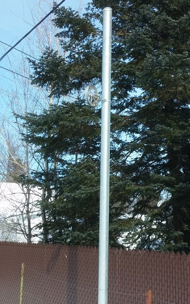 Installation de poteau de corde à linge à Terrebonne