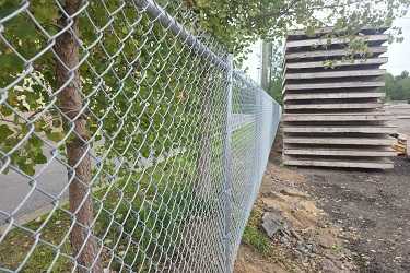 Clôture de maille de chaîne robuste pour entreprise et commerce